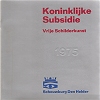 Catalogue Koninklijke Subsidie Den Helder - 1975